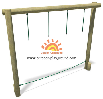 Wooden Swing Equipment Balancing HPL Playground for kids