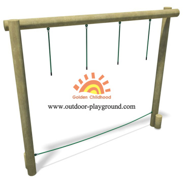 Wooden Swing Equipment Balancing HPL Playground for kids