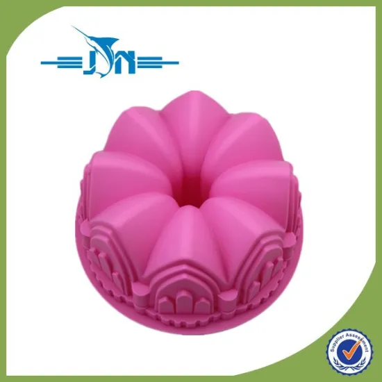 lace crown shape birthday cake mold