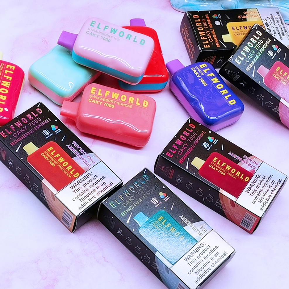 Global comercial elfworld caky7000puffs vape