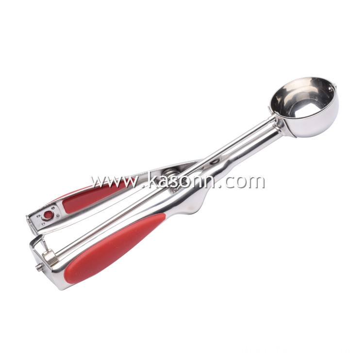 Ice Cream Scoop With Silicone Grips