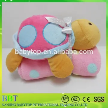 Custom plush tortoise soft blanket, chinese blanket with stuffed sea turtles animal soft toys