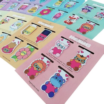 Custom Made OEM Animal Cat Bookmark Magnets from Guangzhou Factory, China