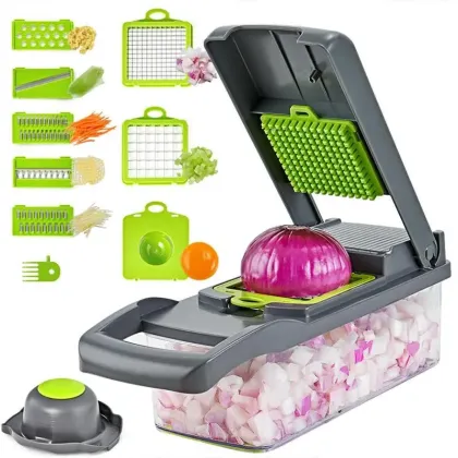 Multifunctional Vegetable Cutter - Kitchen Fruit & Vegetable Tools & Gadgets Chopper