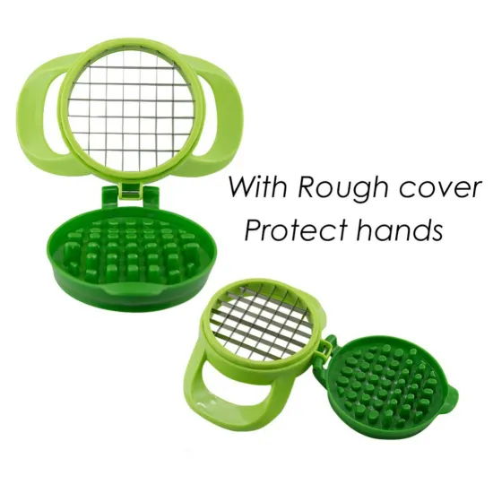 kitchen gadgets plastic dice and pop vegetable slicer for apple /cucumber/carrot