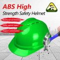 Capacete de segurança respirável em material ABS 08V verde