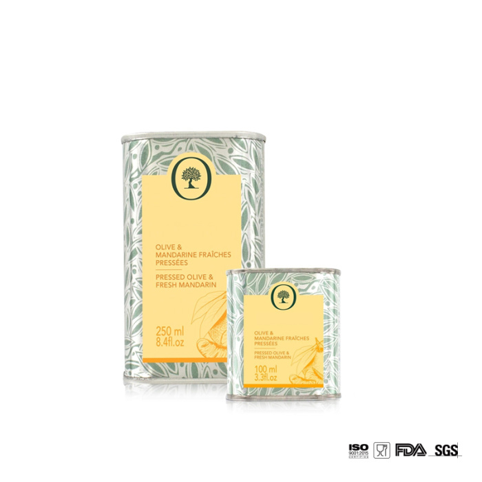 DADI 250ml Olive Oil Tin Plastic Pull Lid