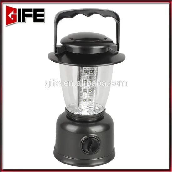 GF-9029 3D Battery 24LED Multifunction solar led rechargable camping lantern With Hook LED Lantern