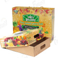 Caja de cartón de embalaje de frutas vegetales personalizadas
