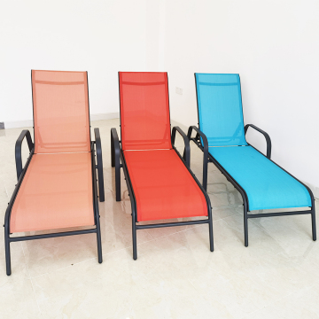 Adjustable Aluminum Sun Loungers for Pool Side and Garden Outdoor Furniture