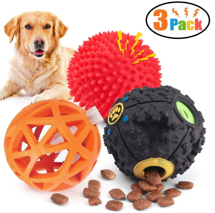 Dog Treat Dispenser Toy Ball