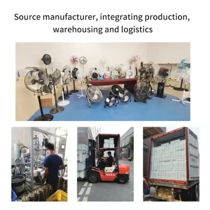 Electric Pedestal Fan - Powerful Household Standing Plastic Air Cooling Fan