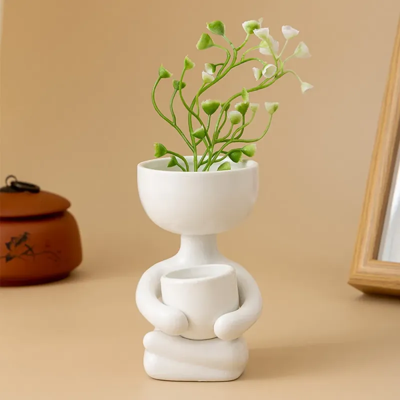 Simple Craft Flower Pot Decoration