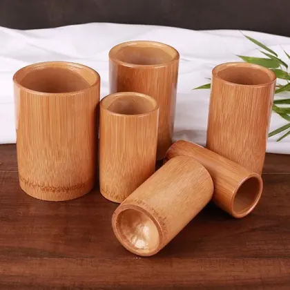 Bamboo Carbonized Thumb Cupping Jars