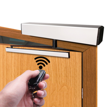 Max Pro Motion Sensor Smart WiFi Electric Door Opener: 105 Degree Automatic Swing for Various Doors