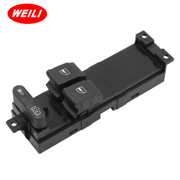 Door Master Electric Window Control Switch 1J3959857 for VW Bora Golf 4 Passat 3B/3BG Seat Leon Toledo