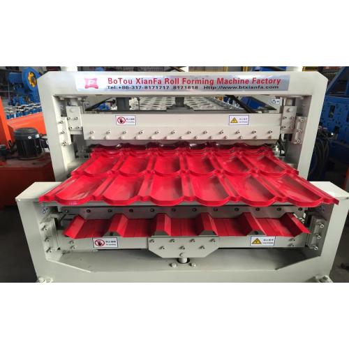 Building Material Roof Double Decker Roll Forming Machine