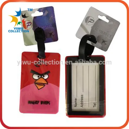 Hot Selling Custom plastic Tag Luggage Tag