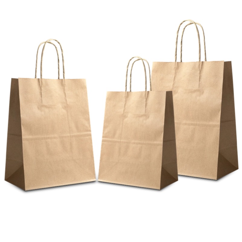 Bolsa de compras de papel ecológica personalizable