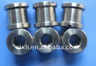titanium chain ring bolt,titanium casting for bike parts.,titanium die casting