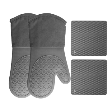 Custom BPA Free Silicone Silicone Oven Mittens