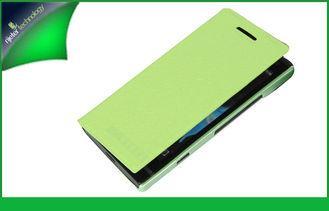 Silk Texture Xperia S Sony Leather Stand Case Anti - scratc