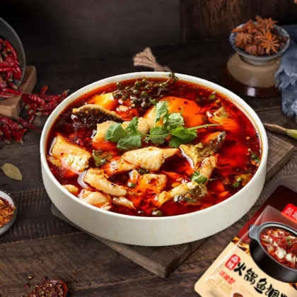 Tianchu 270g Spicy Flavor Hotpot Fish Seasoning Condiment