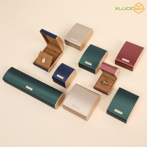 Custom Arch Leather Display Bracelets Blue Necklace Boxes