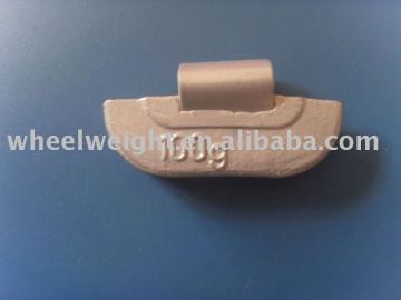 HJQ Lead clip-on balance weight for truck wheel rim