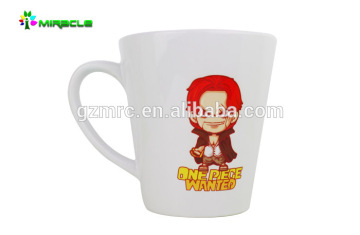 polymer white plastic blank ice cream coffee cone cups wholesale