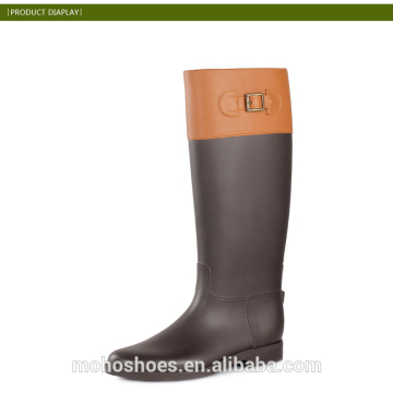 2015 latest design long riding boots horse sex ladies rain boots