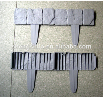 Lakeland Cobbled Stone Effect Plastic Garden Edging Hammer-In Lawn Lawn Palisade