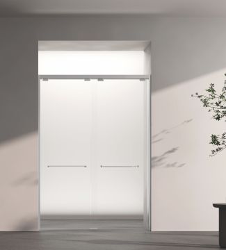 Sheying Collection Stainless Steel Sliding Shower Enclosure