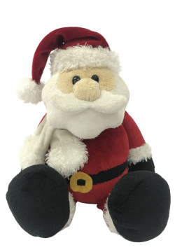 Plush Santa Merry Christmas