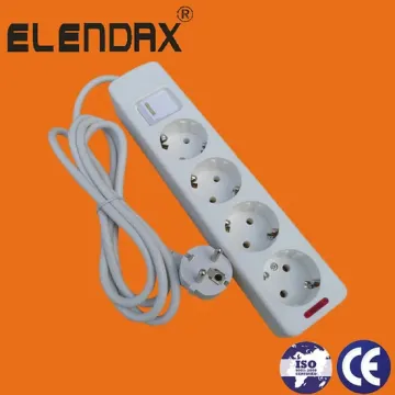 European 4 Way Extension Power Cord E5004ES