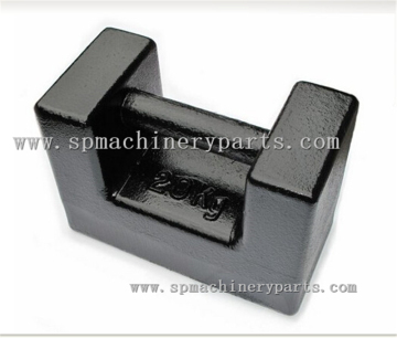China Factory directly Custom Cast Iron Test Weights with grip handle