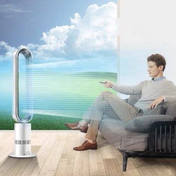 Guangdong Manufacturer 16 Inch LCD Touch Key Pedestal Stand Bladeless Cooling Fan
