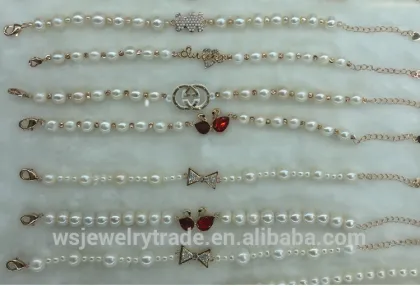 Natural freshwater pearl DIY beads beads round bare Strong white hole Jinyuan Pearl