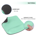 Mint-Green Ergonomic Mouse Pad with Wrist Support