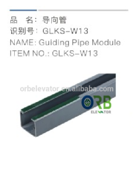 Elevator door operator guiding pipe