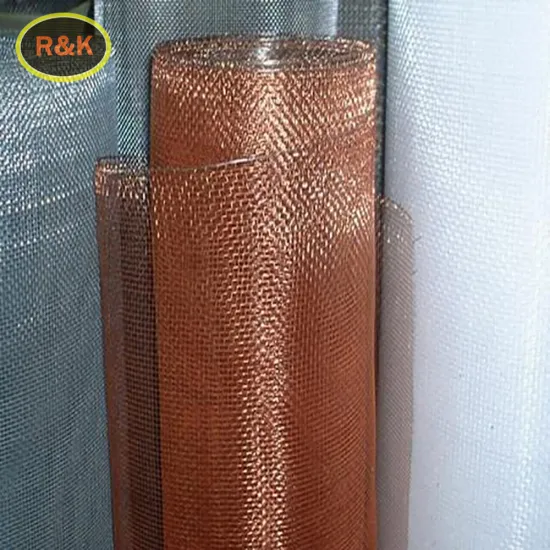 High quality 60 mesh purple copper wire filter mesh