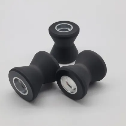 Conveying Steel Pipe Polyurethane V Rubber Roller Maker PU Pipeline Rubber Roller