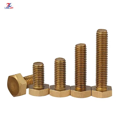 Copper Hex Bolt Screw Brass Hex Screw