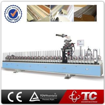 MDF wrapping machine with cold glue