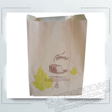 Custom Kraft Paper Bread Packaging Paper Bags