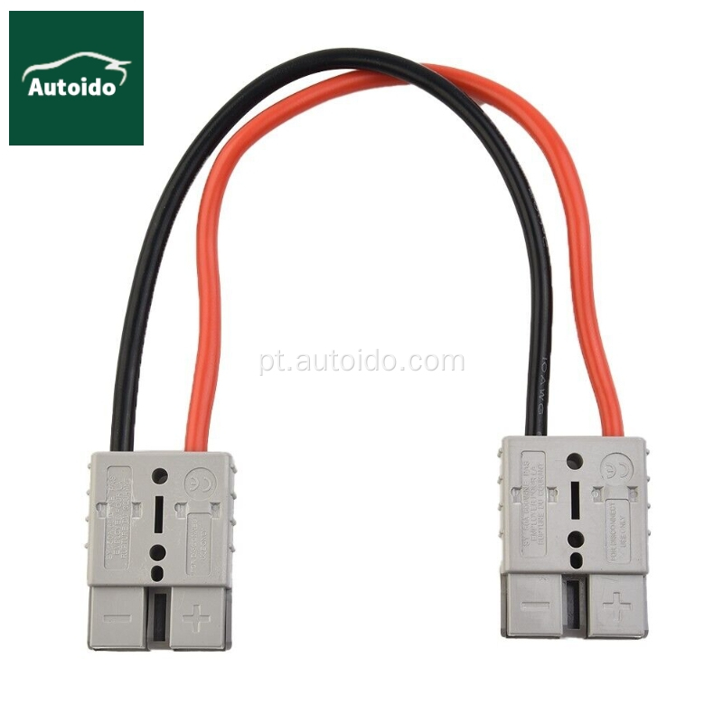 Kit de cabo de conector de bateria duplo plugue a Anderson 50amp