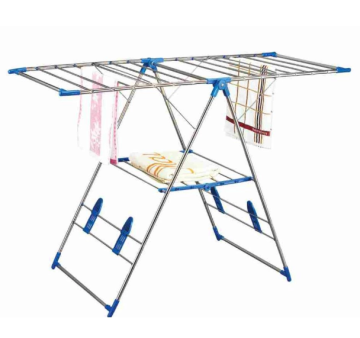 Outdoor stainless steel clothes rack with shoe Stretcher