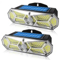 Luces solares Sensor de movimiento exterior 158leds