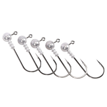 Fishing Tackle: Crank Jig Head Hooks 3.5g 5g Lead Jig Lures Baits Accessories