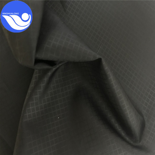 Embossed Polyester Taffeta Fabric Reka bentuk gaya ringkas